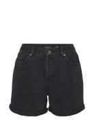 Vmzuri Hr Loose Shorts Mix Bottoms Shorts Denim Shorts Black Vero Moda