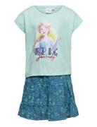 Tshirt & Skirt Sets Sets With Short-sleeved T-shirt Multi/patterned Fr...