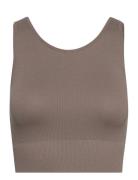 Onpjaia Life Un Sl Seam Short Top Noos Sport Crop Tops Sleeveless Crop...