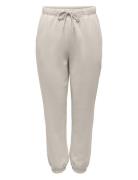 Onpcomfort Mw Brush Swt Pnt Bottoms Sweatpants Beige Only Play