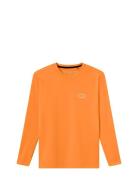 Oncourt Ls Layer T-Shirt Sport T-shirts Long-sleeved Orange Cuera