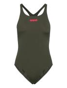 Women's Team Swimsuit Swim Pro Solid Dark Sage-Art Sport Swimsuits Kha...