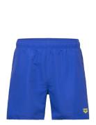 Fundamentals Boxer R Black-White Sport Shorts Blue Arena