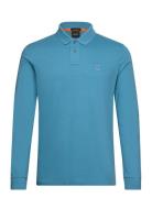 Passerby Tops Polos Long-sleeved Blue BOSS