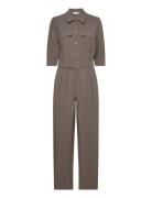 Joellegz Jumpsuit Bottoms Jumpsuits Brown Gestuz