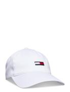 Tjw Elongated Flag Cap Accessories Headwear Caps White Tommy Hilfiger