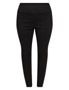 Wa-Smilla Bottoms Trousers Slim Fit Trousers Black Wasabiconcept