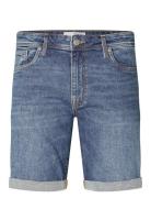 Slhslim Alex 3405 M.b Super Shorts Noos Bottoms Shorts Denim Blue Sele...