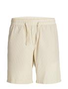 Jpstjaiden Jjpalma Seersucker Short Bottoms Shorts Casual Cream Jack &...