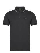 Paule Sport Polos Short-sleeved Black BOSS