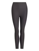 High Waist Tight Beas 7/8 Bottoms Running-training Tights Black Rethin...