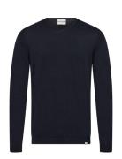 Bs Georg Regular Fit Knitwear Tops Knitwear V-necks Navy Bruun & Steng...