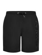 Premium Emb 17" Swim Short Sport Shorts Black Superdry Sport