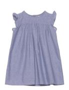 Dress Chambray Dot Dresses & Skirts Dresses Casual Dresses Sleeveless ...