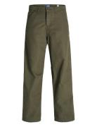 Jpstalex Jjbarkley Carpenter Pant Jnr Bottoms Khaki Green Jack & J S