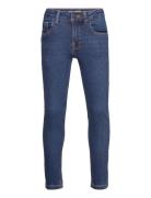 Slim-Fit Jeans Bottoms Jeans Skinny Jeans Blue Mango