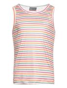 Sport Top - Striped Aop Tops T-shirts Sleeveless Multi/patterned Color...