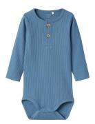 Nbmliber Ls Body Bodies Long-sleeved Blue Name It