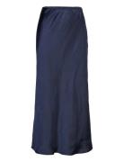 Cc Heart Skyler Mid-Length Skirt Knelangt Skjørt Navy Coster Copenhage...