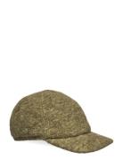 Cap Wool W. Velour Lining Accessories Headwear Caps Grey Huttelihut