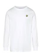 Plain Ls T-Shirt Tops Sweat-shirts & Hoodies Sweat-shirts White Lyle &...