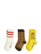 Coucou 3-Pack Socks Sokker Strømper Multi/patterned Mini Rodini