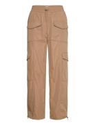 Fqtargo-Pants Bottoms Trousers Cargo Pants Beige FREE/QUENT