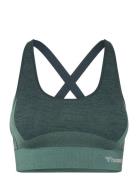 Hmlclea Seamless Sports Top Sport Bras & Tops Sports Bras - All Green ...