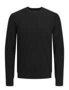 Jjecarter Knit Crew Neck Tops Knitwear Round Necks Black Jack & J S