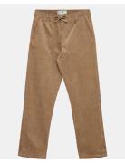 Akjan Elastic Cord Pants Bottoms Trousers Casual Beige Anerkjendt