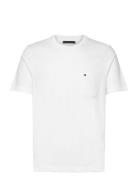 Essential Solid Pocket Tee Tops T-shirts Short-sleeved White Tommy Hil...