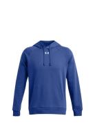 Ua Rival Fleece Hoodie Sport Sweat-shirts & Hoodies Hoodies Blue Under...