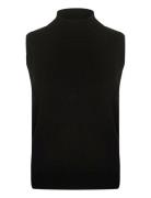 Crvillea Knit Vest Vests Knitted Vests Black Cream