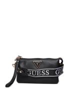 Latona Mini Tri Cprmnt Top Zip Bags Crossbody Bags Black GUESS