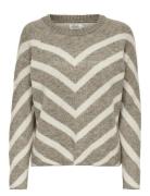 Onleliza L/S Pullover Knt Noos Tops Knitwear Jumpers Brown ONLY