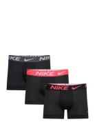 Trunk 3Pk Sport Boxers Black NIKE Underwear