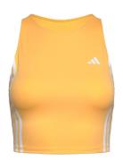 Otr E 3S Tank Sport Crop Tops Sleeveless Crop Tops Yellow Adidas Perfo...