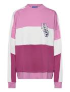 Dalotte_B Tops Sweat-shirts & Hoodies Sweat-shirts Pink HUGO BLUE