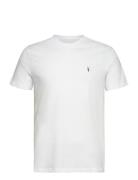 Brace Ss Crew Tops T-shirts Short-sleeved White AllSaints