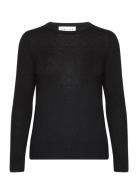 Basic Sweater Loose Tension Tops Knitwear Jumpers Black Davida Cashmer...