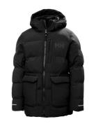 Jr Nord Puffy Parka Fôret Jakke Black Helly Hansen