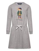 Polo Bear Fleece Dress Dresses & Skirts Dresses Casual Dresses Long-sl...