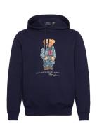 Polo Bear Fleece Hoodie Tops Sweat-shirts & Hoodies Hoodies Navy Polo ...