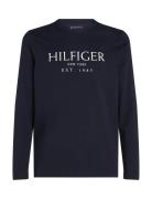 Big Hilfiger Ls Tee Tops T-shirts Short-sleeved Navy Tommy Hilfiger