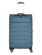 Skaii, 4W Trolley L Exp. Bags Suitcases Blue Travelite