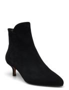 Stb-Saga Zip S Shoes Boots Ankle Boots Ankle Boots With Heel Black Sho...