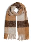 Th Fluffy Scarf Mix Accessories Scarves Winter Scarves Brown Tommy Hil...