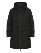 Vidorsty L/S Padded Coat Fôret Kåpe Black Vila