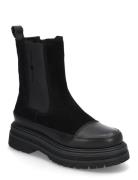 Mount Caia Shoes Boots Ankle Boots Ankle Boots Flat Heel Black Canada ...