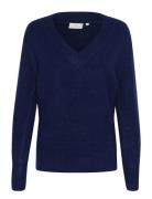 Kamerana Pullover Tops Knitwear Jumpers Navy Kaffe